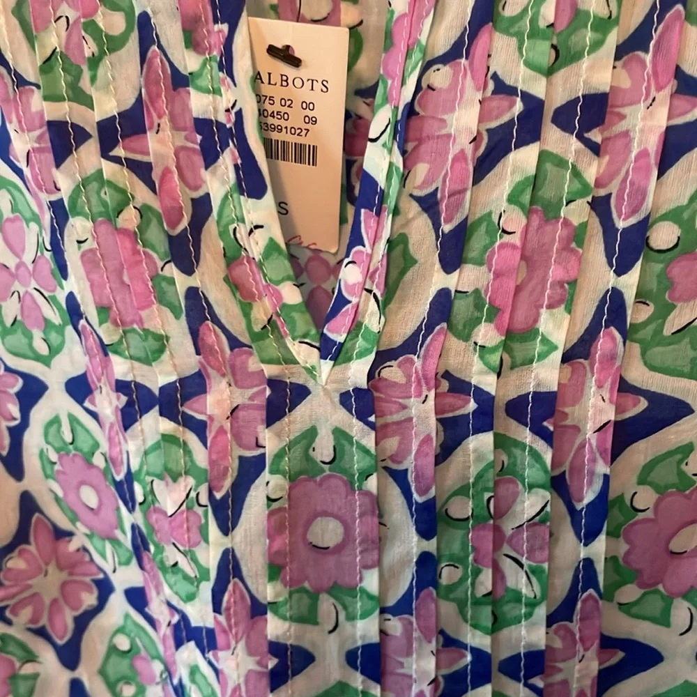 Talbots featherweight cotton blouse - Picture 5 of 5